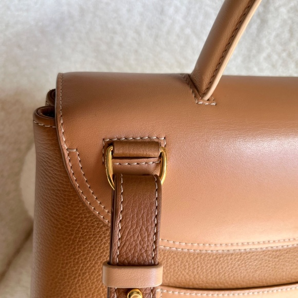 Polene Numero Un Handbag in Trio Camel - Picture 5 of 15
